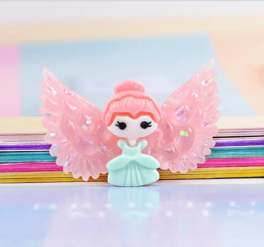 Оптовая продажа! Кабошоны для принцесс Kawaii с плоской задней частью блестящие