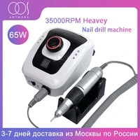 oos pro 65w electric nail drill machine 35000rpm heavy handpiece no heat with lcd display pedicure manicure nail art tools kit