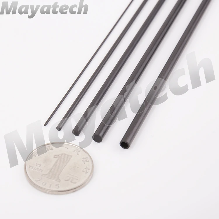 Стержень из углеродного волокна Mayatech 1/2/3/4 мм 0 5*3/0 6*5/1*4 чип 4*3 Длина трубки 1000мм/500 |
