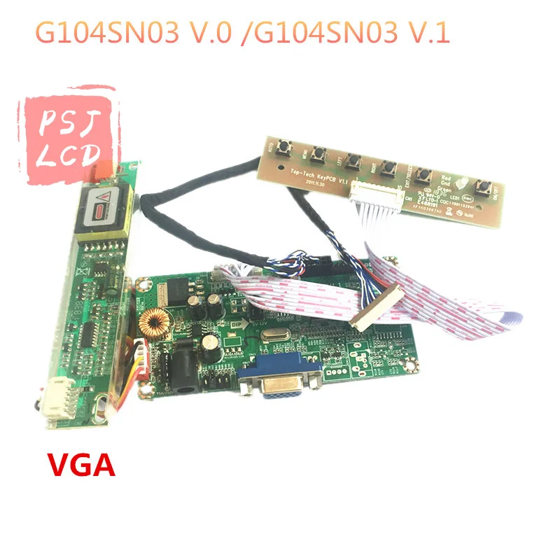 

VGA Controller Board Kit Adaptable For AUO 10.4 Inch G104SN03 V0 G104SN03 V1 G104SN03 V2