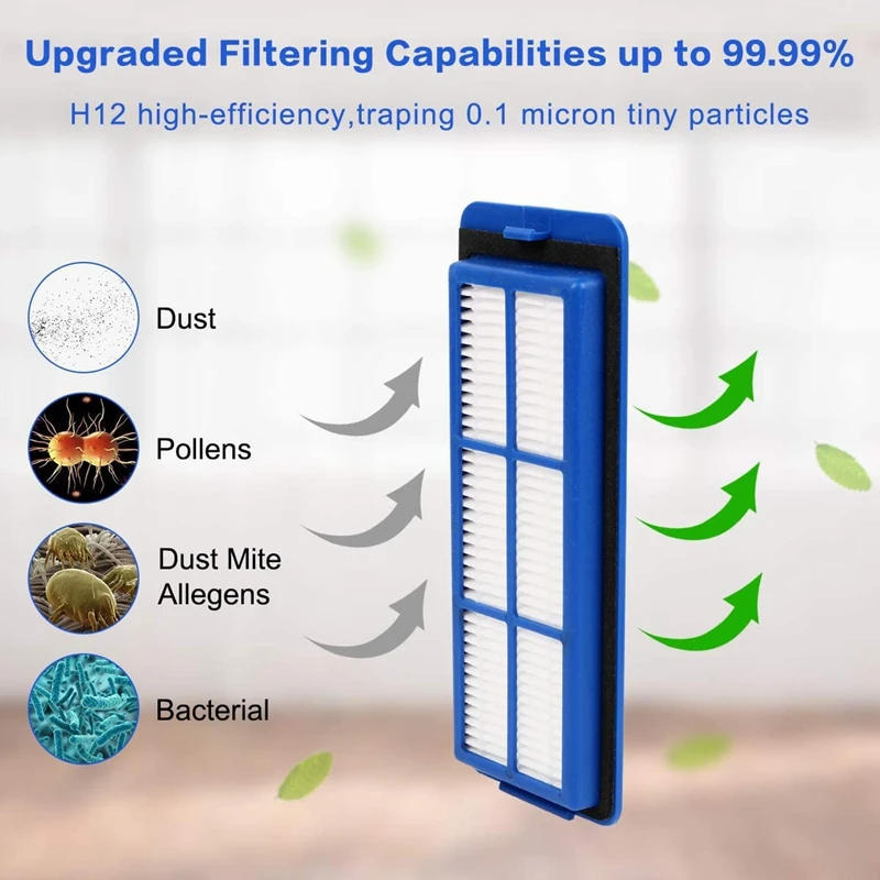 

Replacement Parts for Eufy RoboVac 11S Max, Accessories Kit for RoboVac 15C Max 30C Max Robotic Vacuum Cleaner 12 Pack