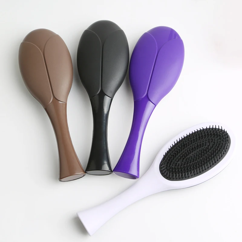 

Dark Queen,Oval Massage Comb,Anti-Knot Hair Detangler Styling Comb,Haircare Scalp Brush,Maintain Hair Curl As Gifts &Barber Use