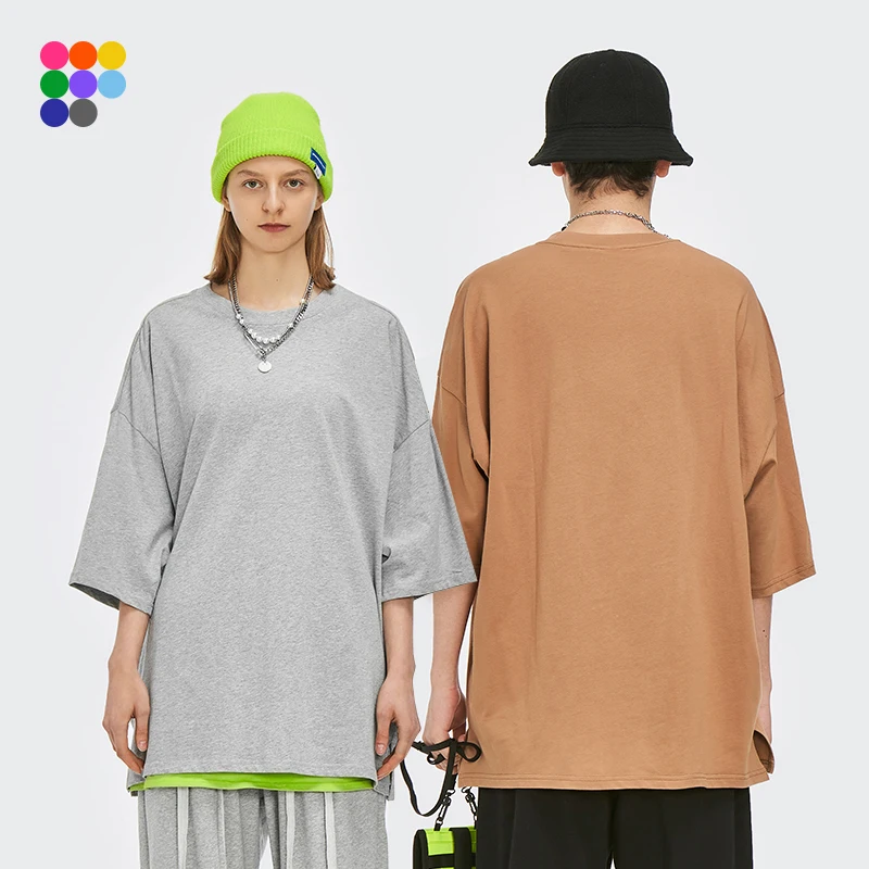 Летние Новые Стильные повседневные Простые футболки унисекс с вырезом лодочкой