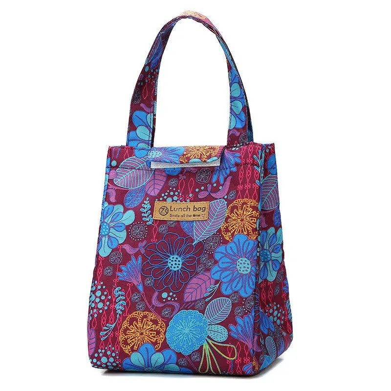 11 Сумка для ланча с мультяшным фламинго и котом, изолированная большая сумка-охладитель сохраняющая тепло для еды на пикник, сумки для льда, милые женские ланч-боксы, большая емкость - Цвет: 11
