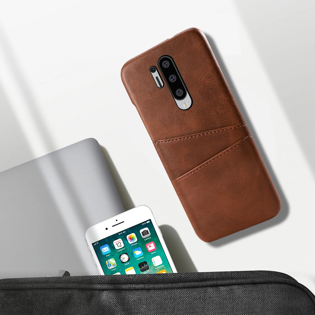 Для OnePlus 8 Pro чехол с отделением для карт кожаный чехол-кошелек противоударный Oneplus