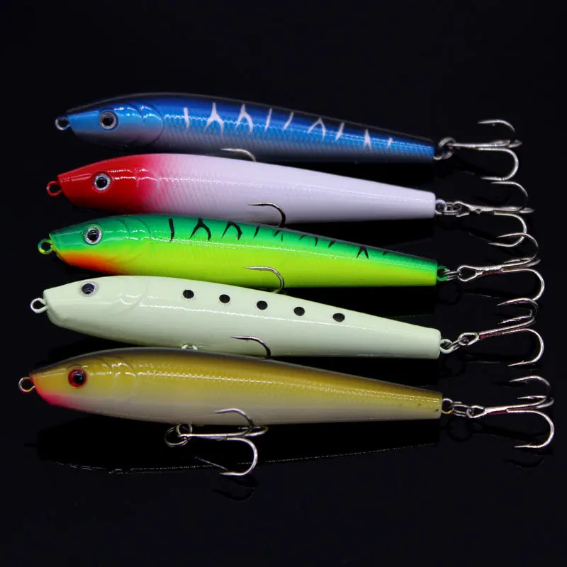 

Fishing Lure VIP Floating Pencil Water Bird Mino Carp Weever Bait Plastic Hard Bait Lure