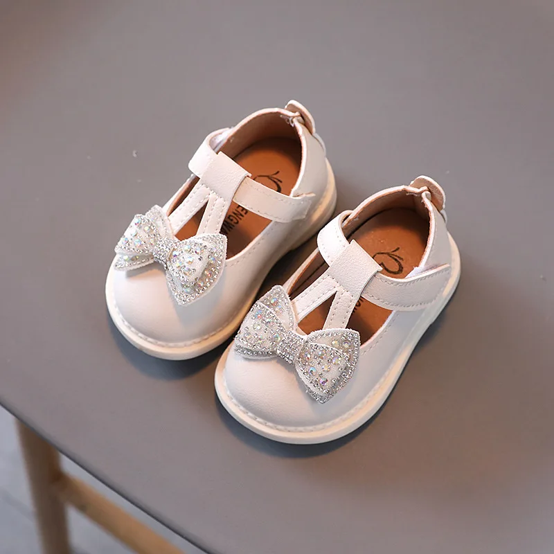 Новая Осенняя обувь для маленьких девочек; Обувь принцессы для маленьких девочек; Кожаная обувь для девочек от AliExpress WW
