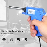 double powers electric soldering iron type electric soldering iron powers adjustable soldering iron blue 40w80w adjustable