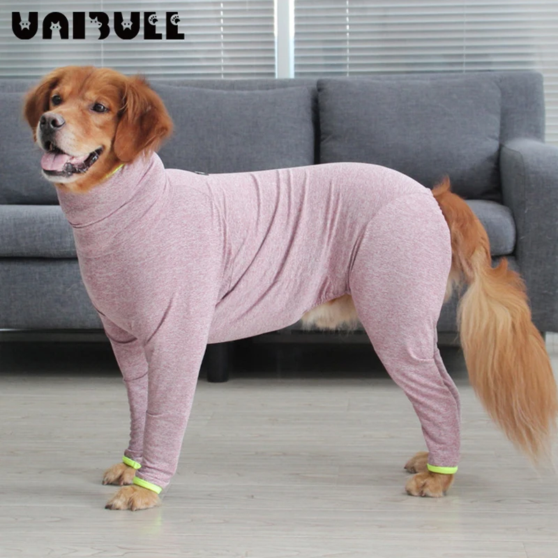 Одежда для домашних животных с длинными рукавами комбинезон пижама средних и