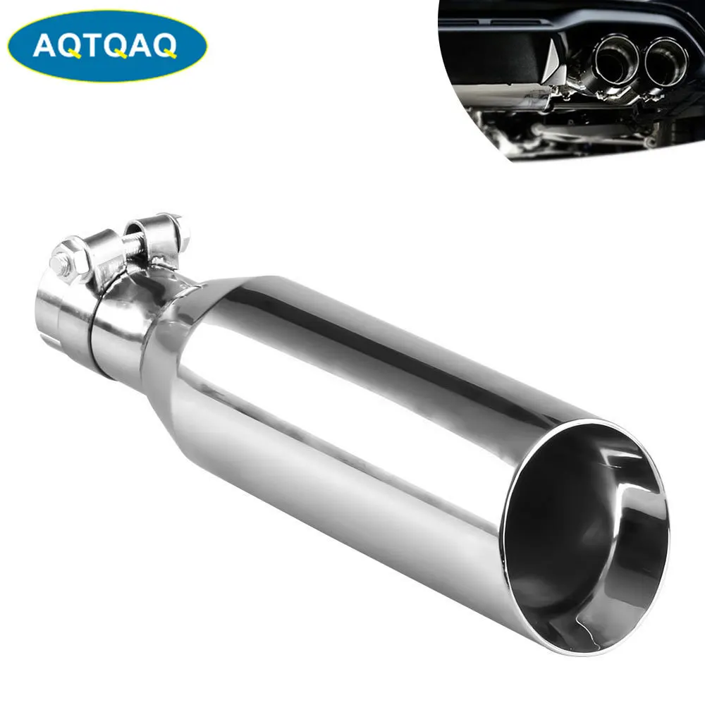 1 комплект автомобильный глушитель выхлопной трубы для автомобиля хромированная