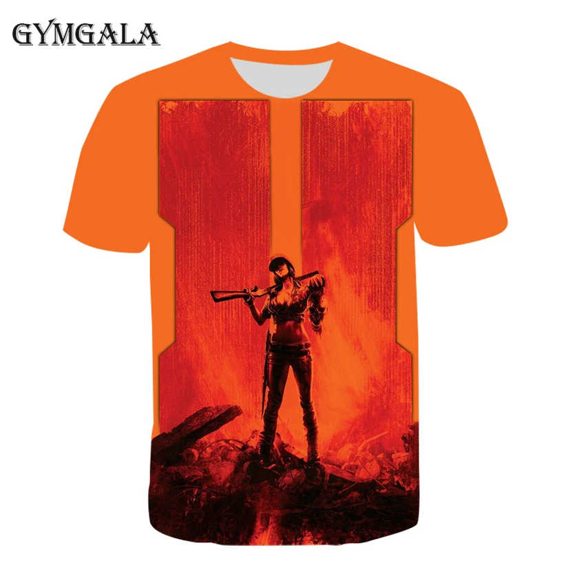 

Summer 2020 New Kids T-shirt 3D Printing Call of Duty Game in Europe and America Children's T-shirt Harajuku Style Hot Sale