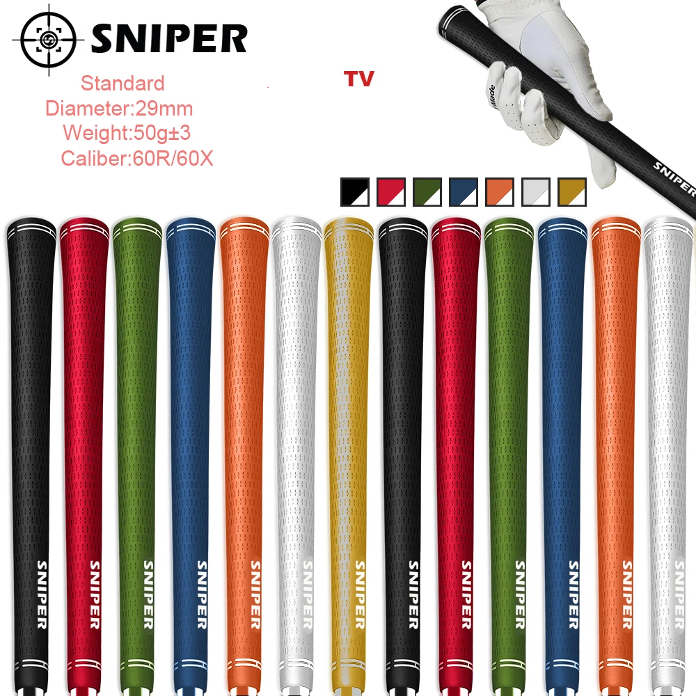 Оптовая продажа 100 шт. высококачественные Грипсы для гольфа круглые или