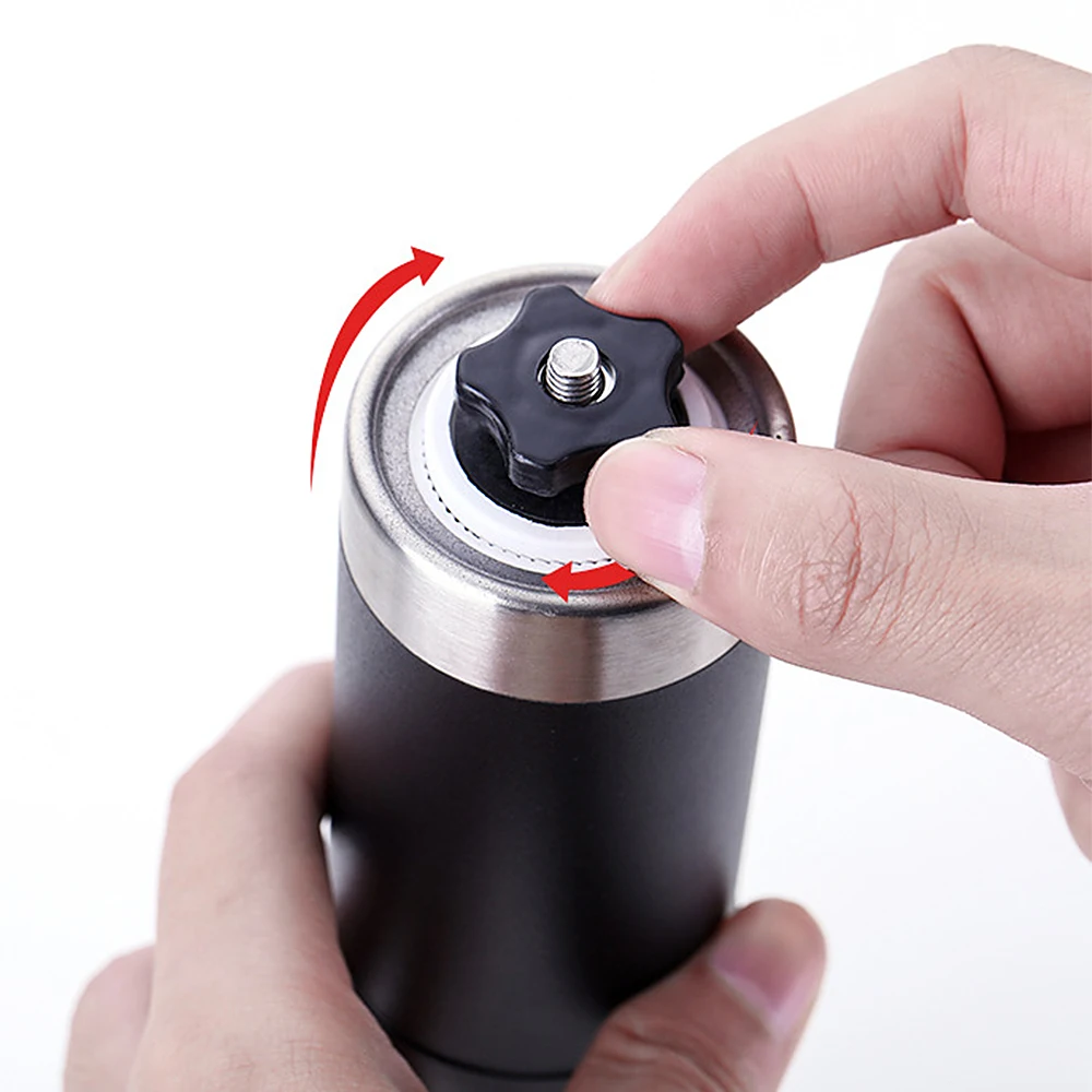 Домашняя дорожная портативная ручная кофемолка из нержавеющей стали