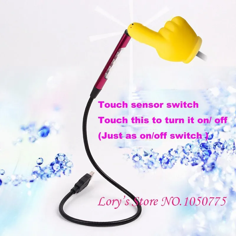 5 светодиодов USB лампа высокой яркости мини светильник сенсорный сенсор