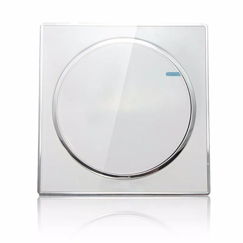 Выключатель света 1 банда позиционная настенная акриловая панель домашняя