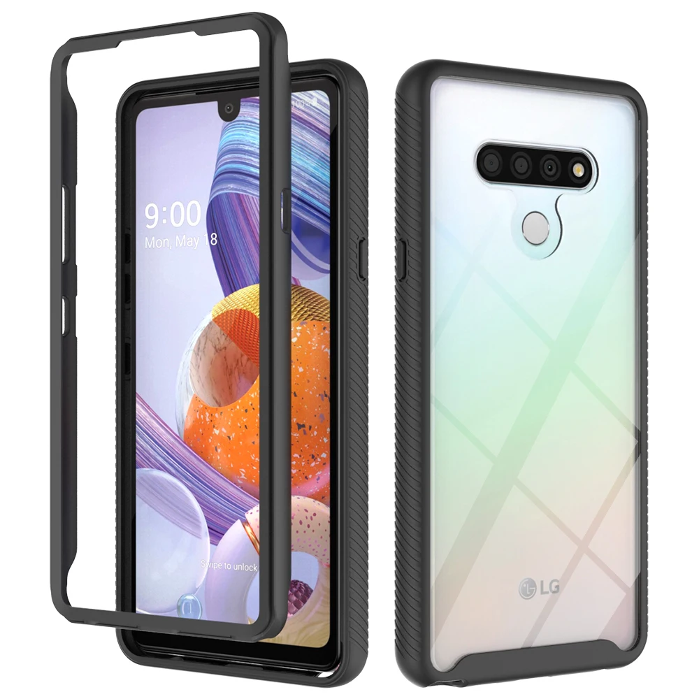 Гибридный чехол из ТПУ/ПК Sky для LG Stylo 6 Fundas Capa двухслойная конструкция