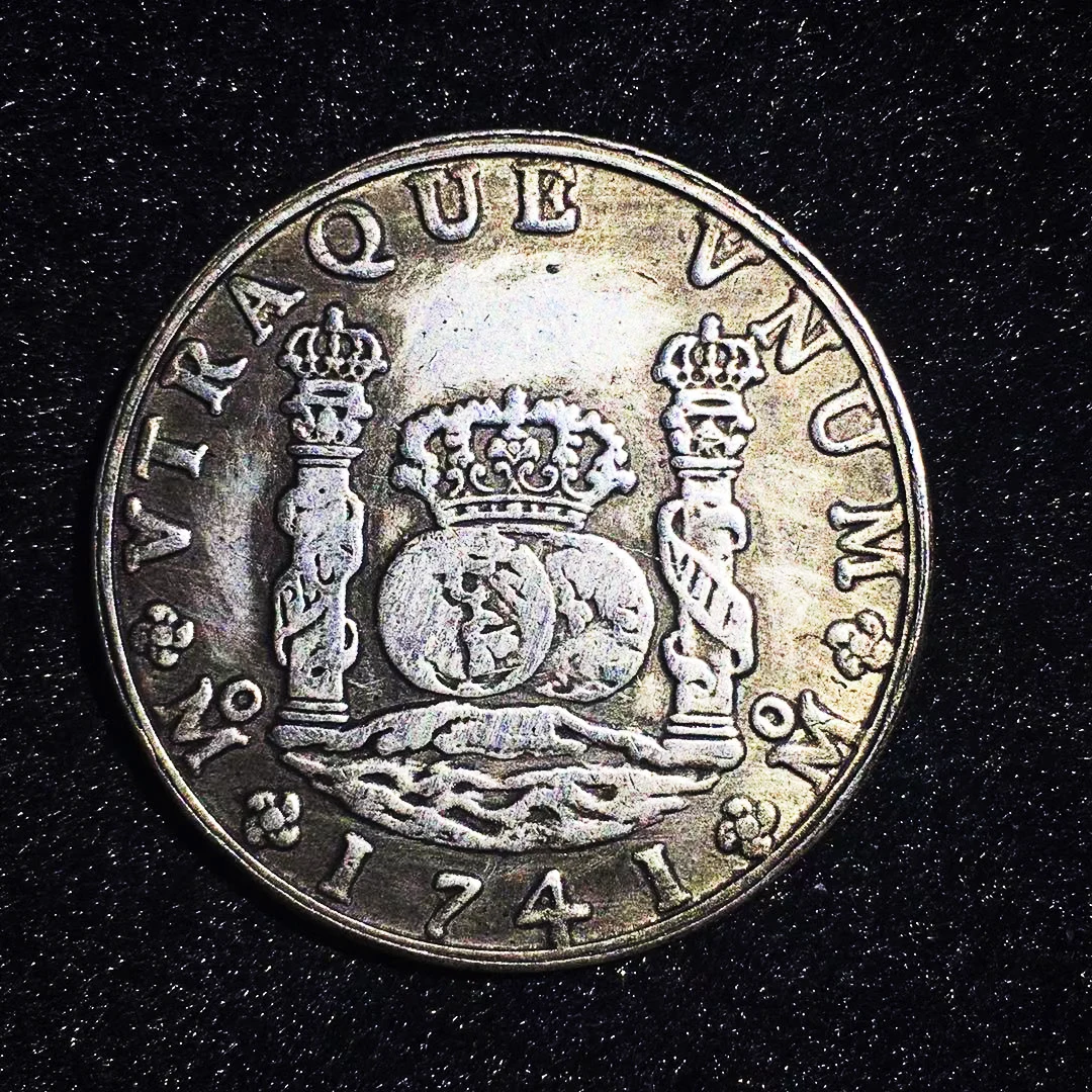 

1741 винтажная монета Испании, Оригинальные Серебряные монеты, коллекционные предметы, Декор для дома, поделки, монеты, рождественские подарк...