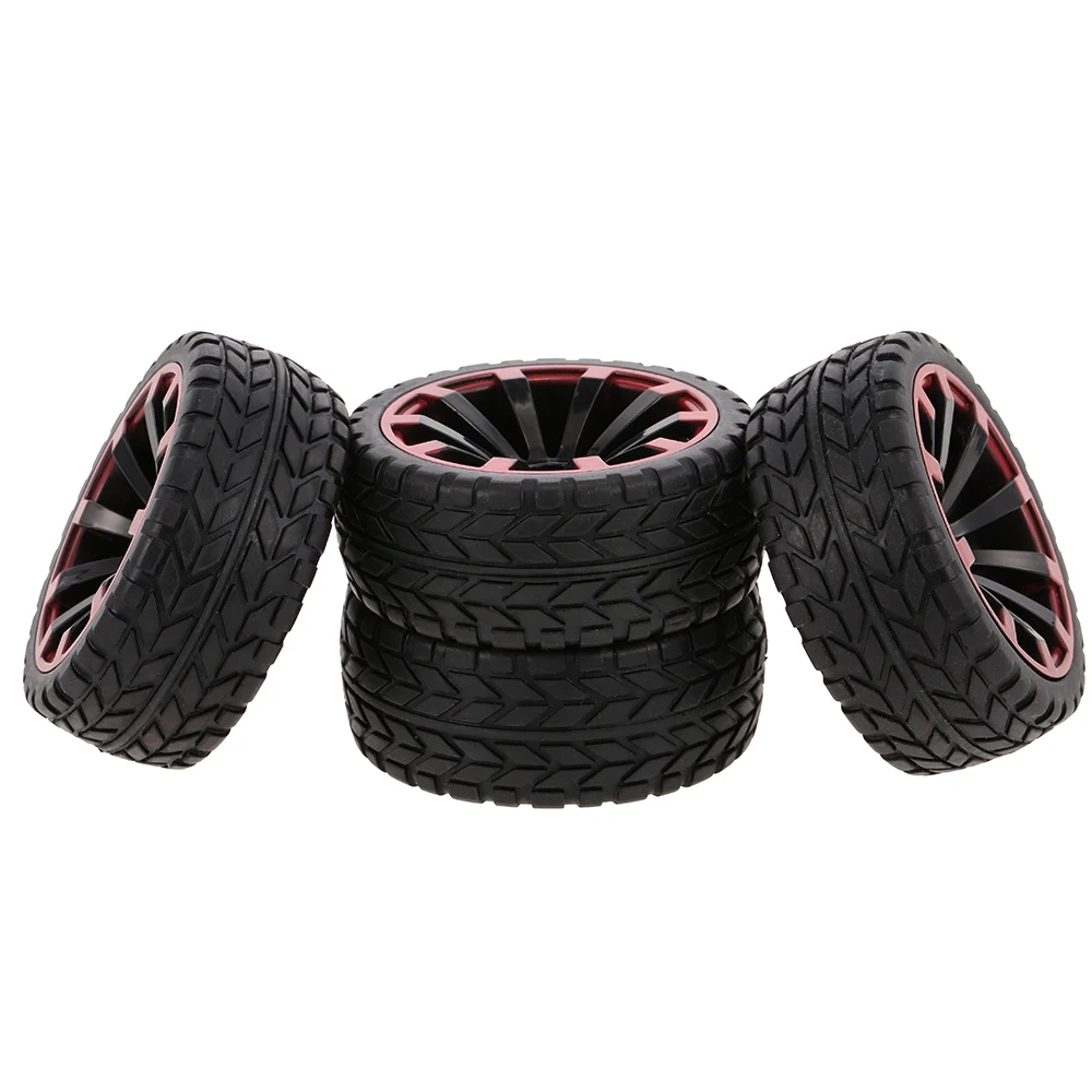 4 шт. 1/10 RC на дороге шины ромбовидный рисунок протектора для HSP HPI Redcat RC4WD осевой