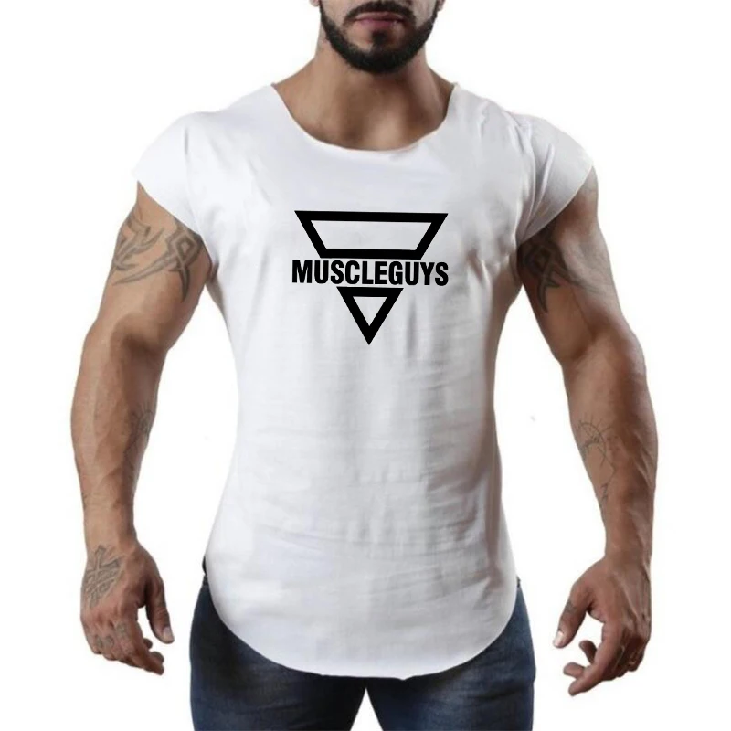 

Workout Fashion Cotton Mens Tank Top Musculation Fitness Singlets Sleeveless Gym Tanktops Bodybuilding Mesh Vest Stringer Shirt