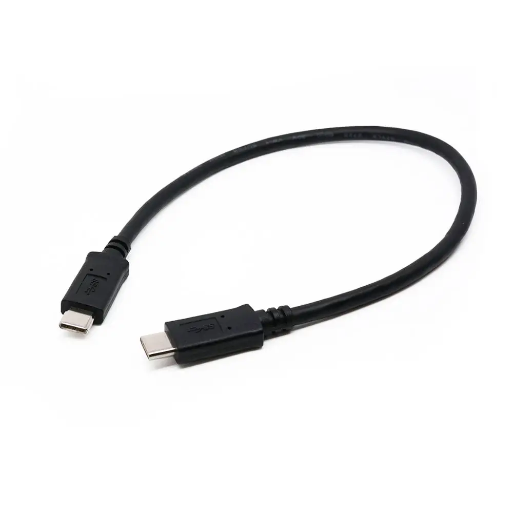 Кабель USB 3 1 Type c для передачи данных и зарядки 30 см черный Macbook мобильный