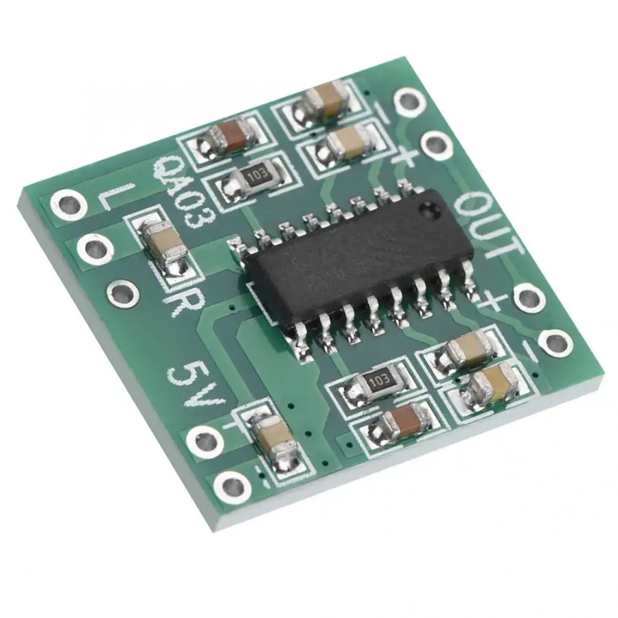 6 шт. супермаленький Профессиональный усилитель мощности 3 Вт + тип D 2 5-5 5 В |