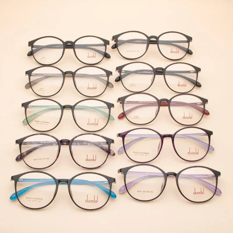 Zerosun винтажные круглые очки оправа для мужчин и женщин негабаритные TR90 мужские