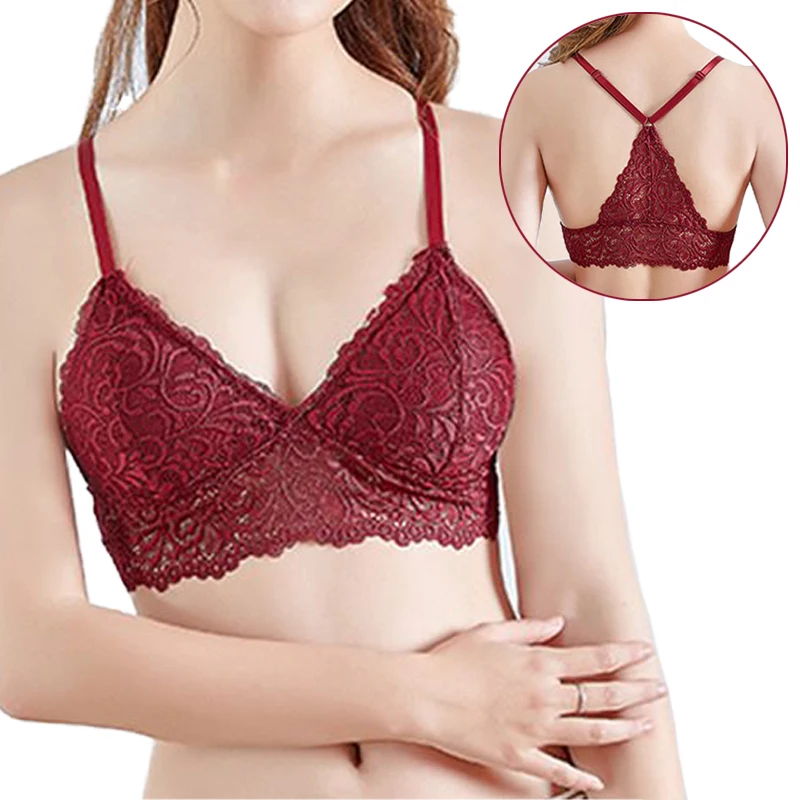 Бюстгальтер беспроводной бюстгальтер для женщин нижнее белье BH кружевной