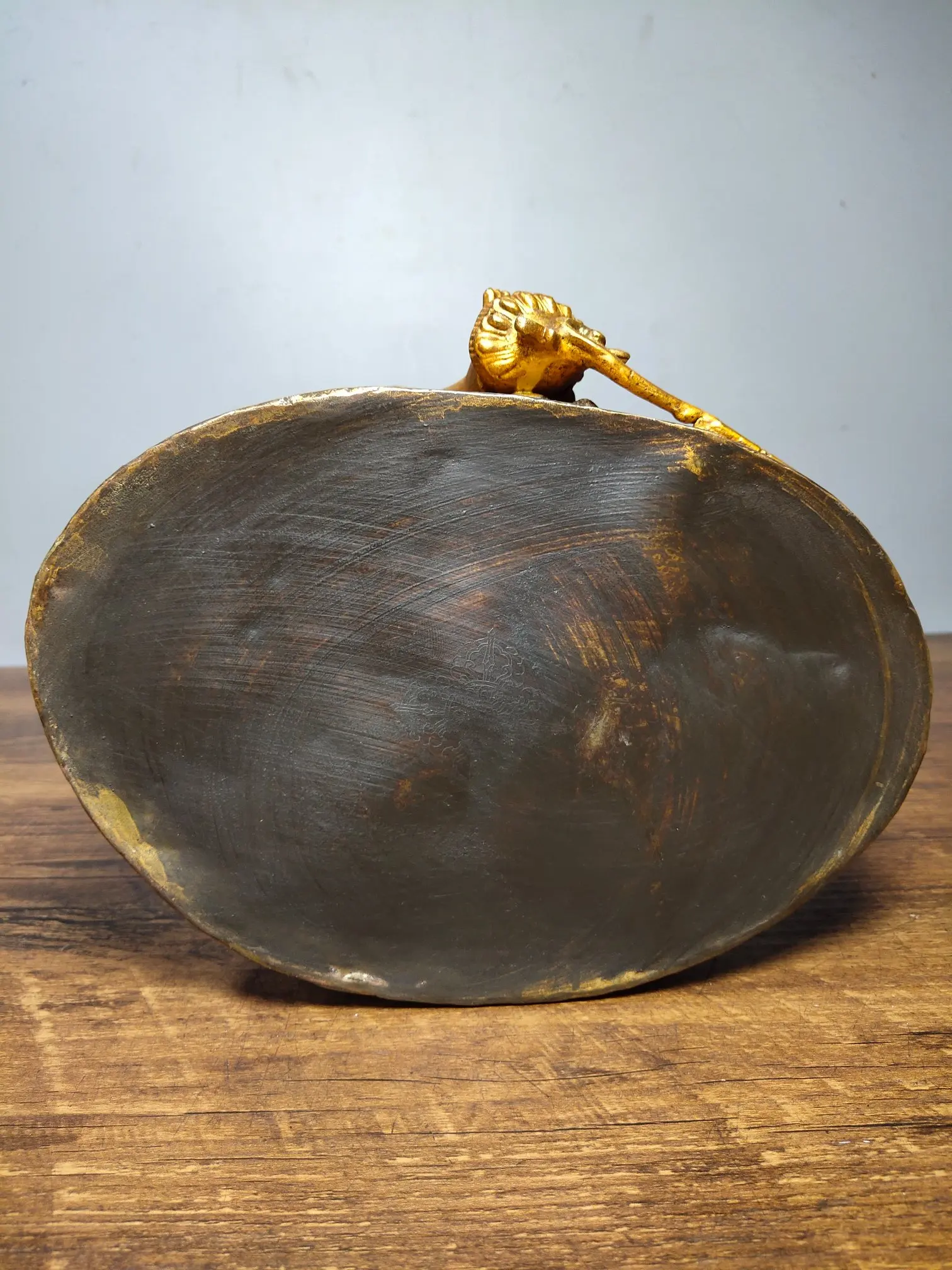 

Home Decor 9" Tibet Buddhism Old Bronze Gilt Green Tara Buddha Statue Guanyin Bodhisattva Statue Amitabha Enshrine the Buddha