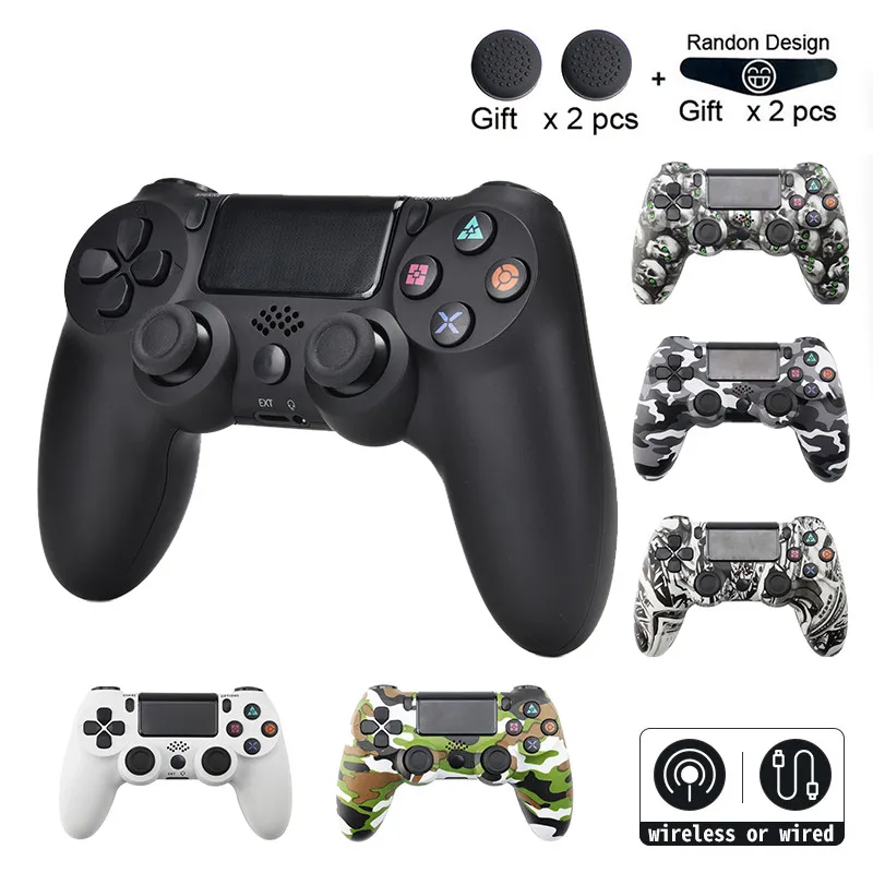 Беспроводной Bluetooth геймпад для SONY Playstation 4 контроллер PS4 проводной/беспроводной