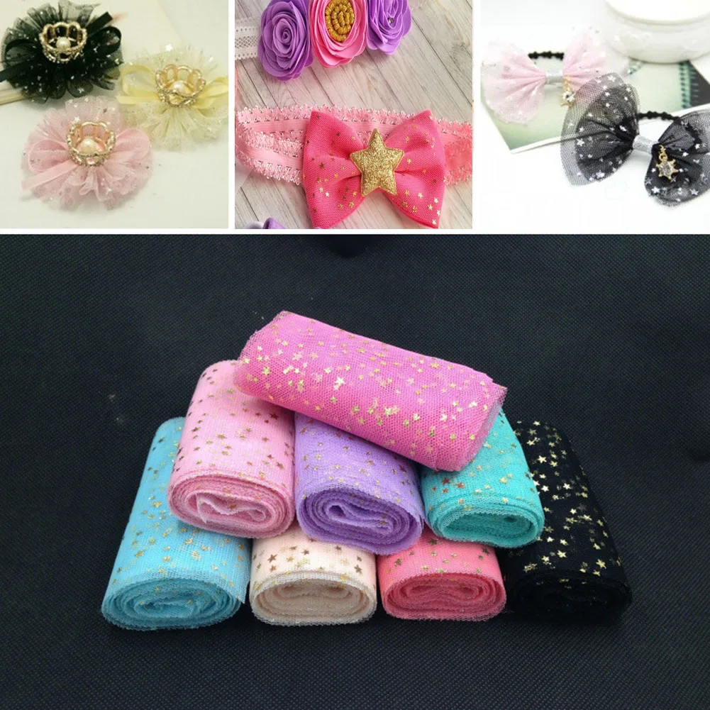 Украшение сделай сам для свадьбы дня рождения тюль со звездами фатин выпечки