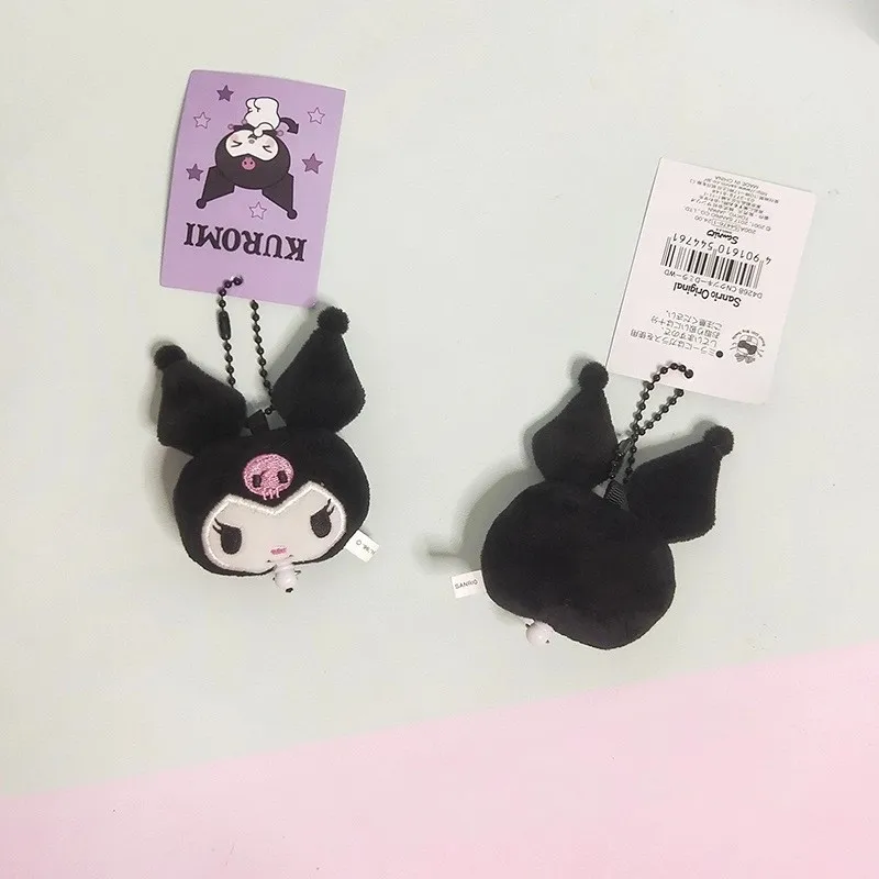 6 см мультфильм аниме Sanrioed плюшевые игрушки Kuromi плюшевый кулон мягкие детские Kawali