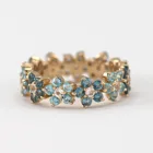 Цветочная гирлянда, узор, кольцо, простой дизайн, изображение растения, ювелирные изделия для девочек, мир, любовь, символизирует искусство, подарки принцессы