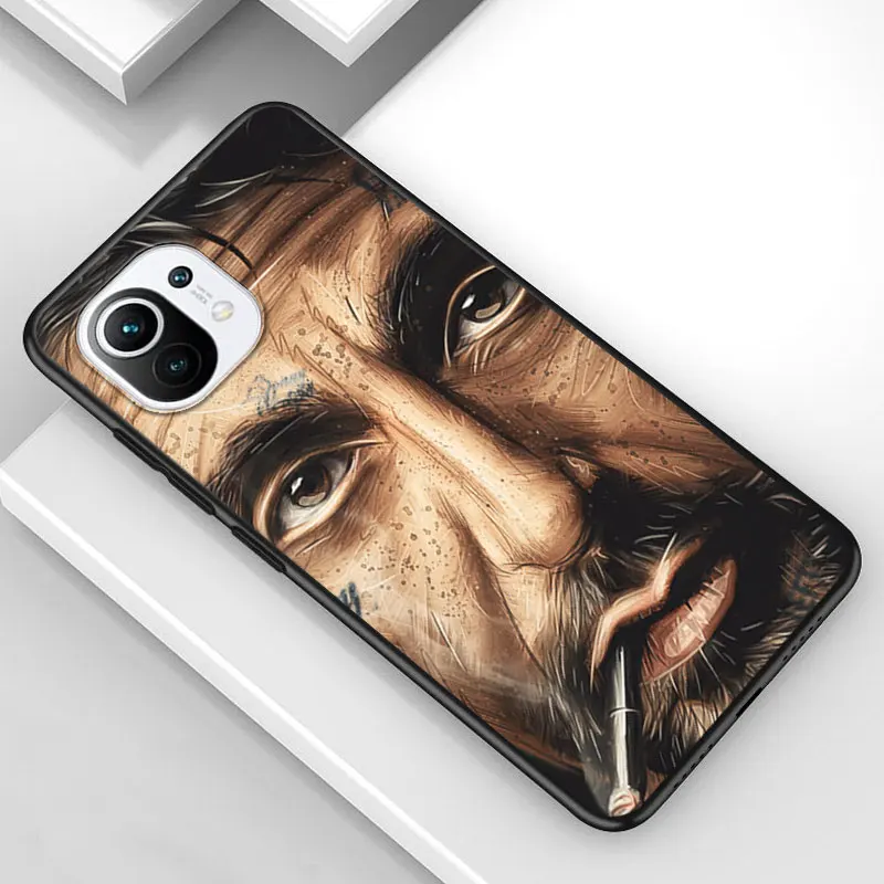 

Sexy Sleeve Tattoo Girl for Xiaomi Mi 11 10T Note 10 Ultra 5G 9 9T SE 8 A3 A2 A1 6X Pro Play F1 Lite 5G Black Phone Case