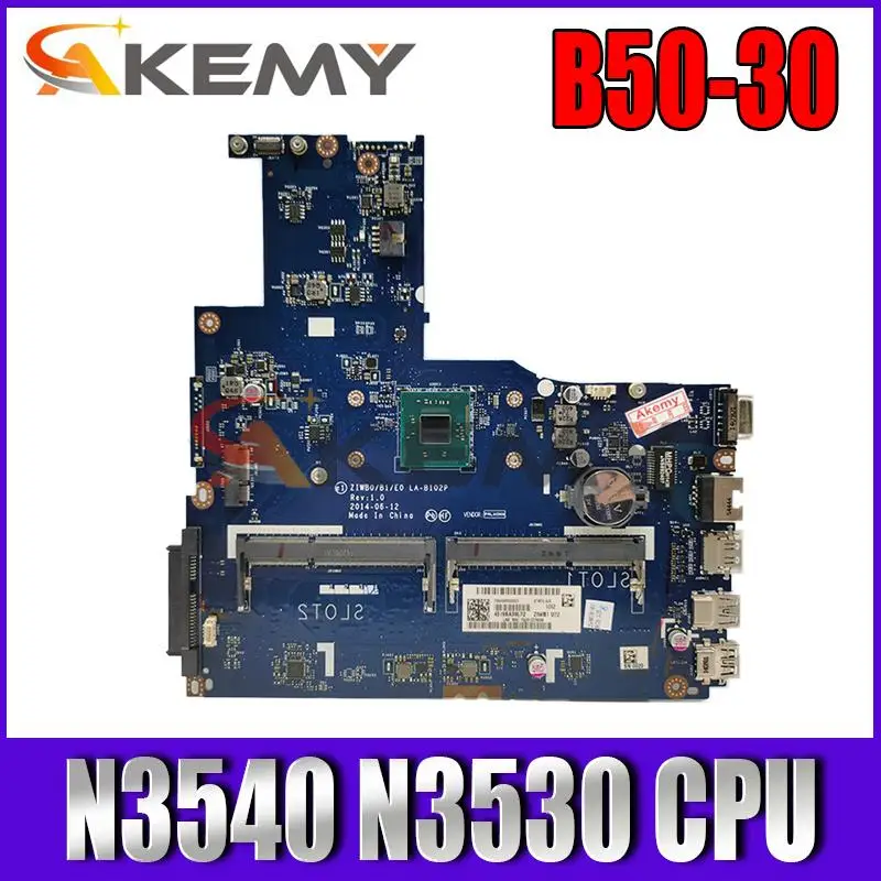 

Original New for Lenovo B50-30 ZIWB0/B1/E0 LA-B102P pc Motherboard N3540 N3530 CPU