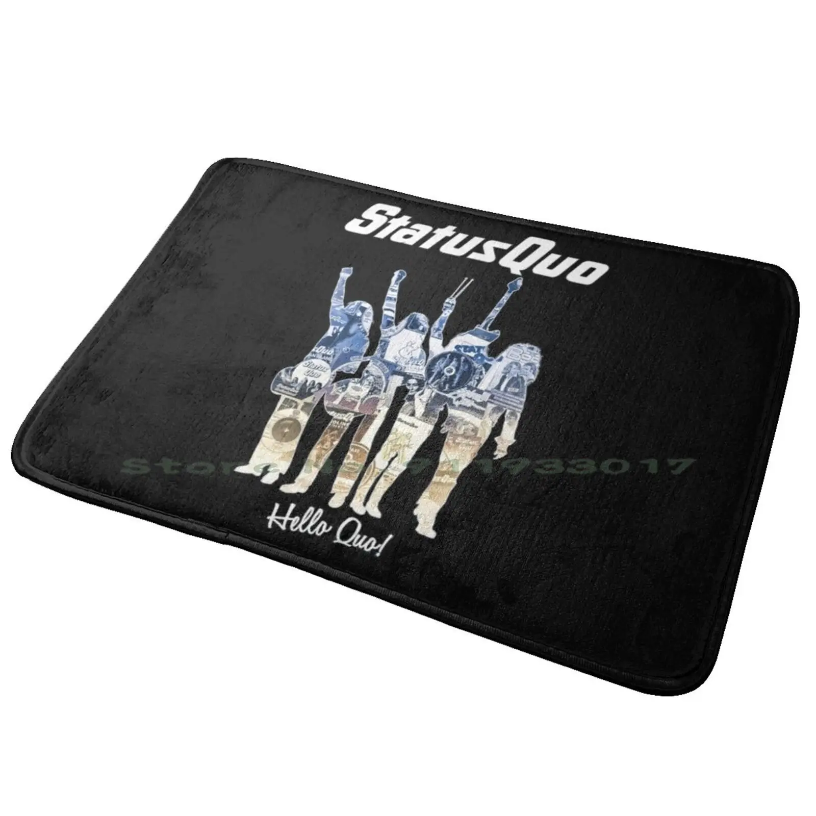 

Status Quo Entrance Door Mat Bath Mat Rug Stick To The Status Quo Joshua Bassett Wildcats Hsmtmts High School Musical The