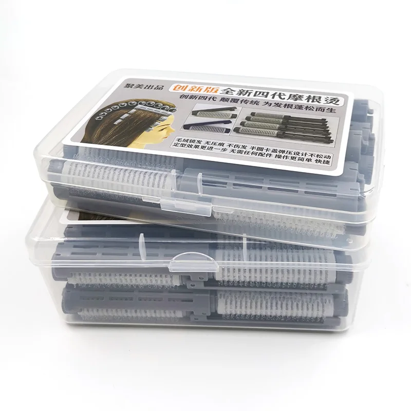 Набор роликов и бутылочек для волос складная ручка завивки Morgan пушистые бигуди