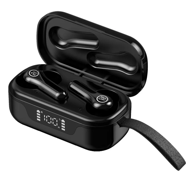 

2020 New Headset NC Pro Wireless Bluetooth Headset 5.1 with Digital Display In-ear Headset Outdoor Portable Smart Headset
