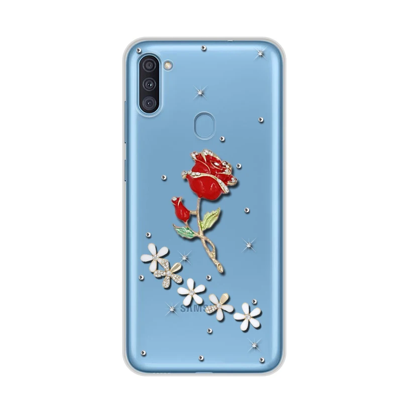 Чехол для Samsung A11 6 4 дюйма Прозрачный Силиконовый ТПУ чехол на заднюю панель