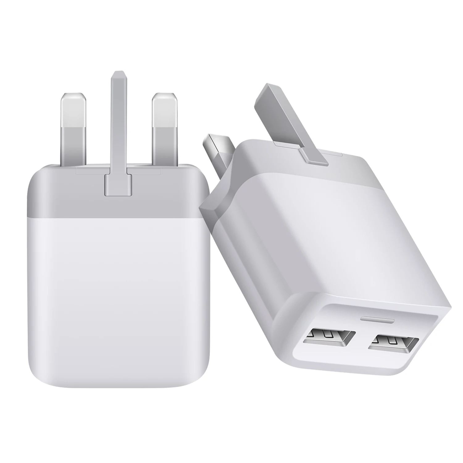 2 порта USB зарядное устройство ЕС США Великобритания штекер светодиодный дисплей 2.1A быстрый мобильный телефон настенное умное зарядное устройство для Iphone samsung Xiaomi планшет