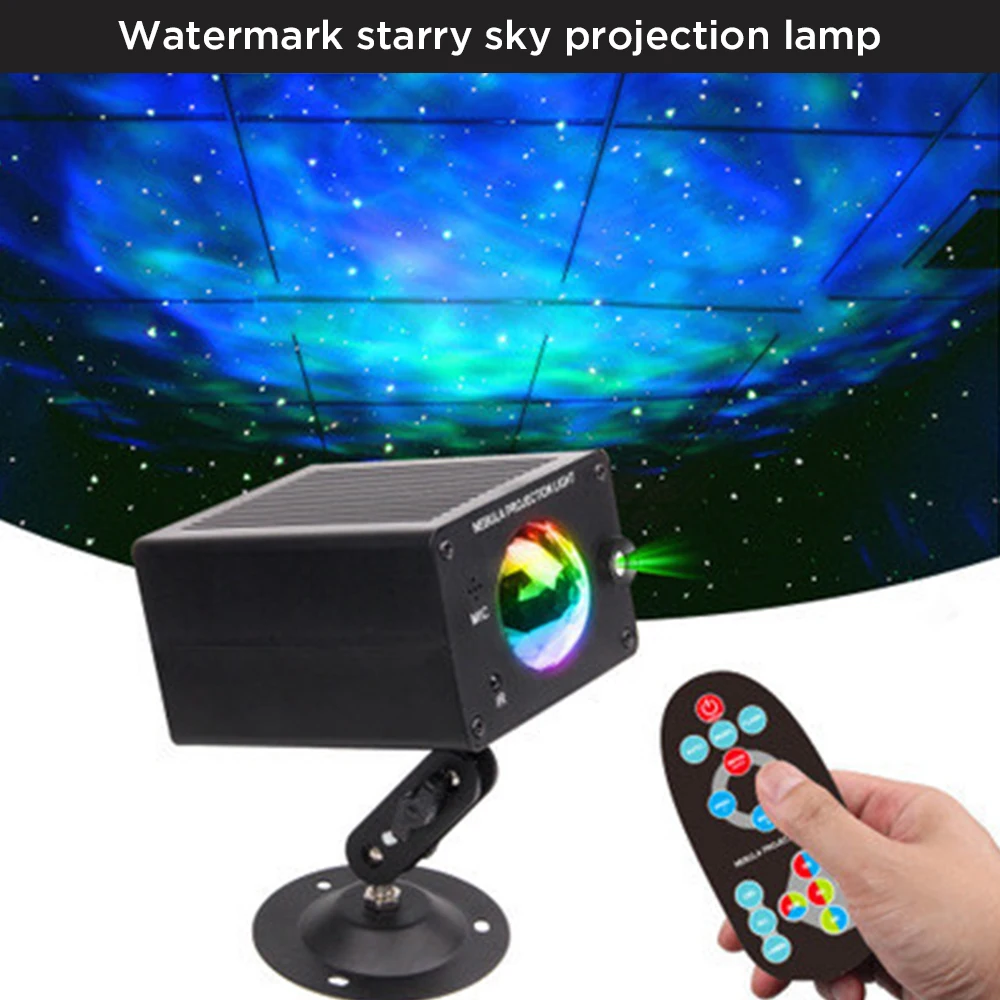 

LED Night Light Projector Galaxy Starry Stage Lighting Strobe Projection Lamp Bedroom Party Christmas Decor Disco Ball Light