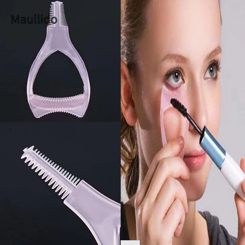 

1pc Portable Cosmetic Mascara Applicator Guide Comb Eyelash Curler Tools Make-up Accessories Beauty Eyelashes Makeup Tool Kit