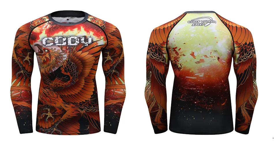 Футболка MMA herren rashguard jiu jitsu bjj футболка Langarm фитнес Муай Тай Бокс спортивный пуловер Рашгард MMA boxen Jersey
