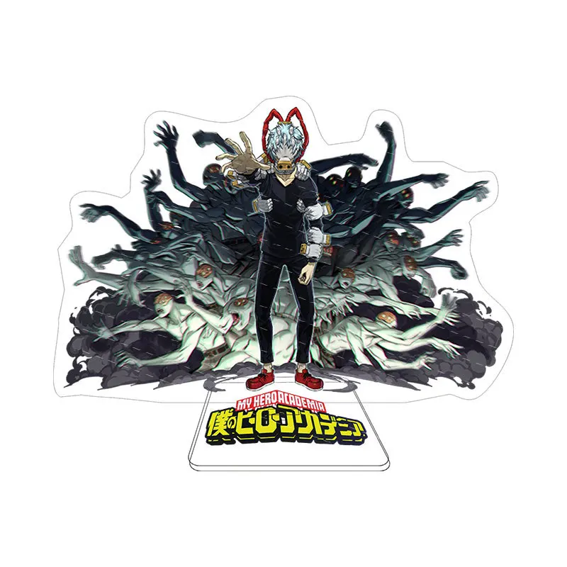 Hot Anime My Hero Academia Cosplay Stand Acrylic Figure Midoriya Izuku Todoroki Shoto Model Desk Decor Fans Collection Prop Gift |