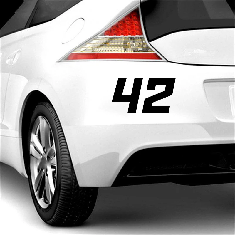 Чехлы для автомобиля гоночный автомобиль 42 Мотокросс модный кузов Стильные