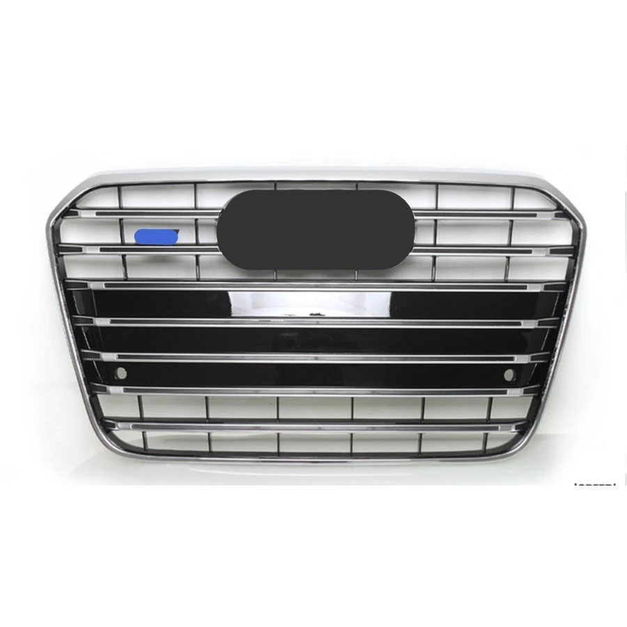 

Suitable for Audi A6 / S6 C7 2012-2015 car front bumper electroplated silver grille central grille car styling accessories