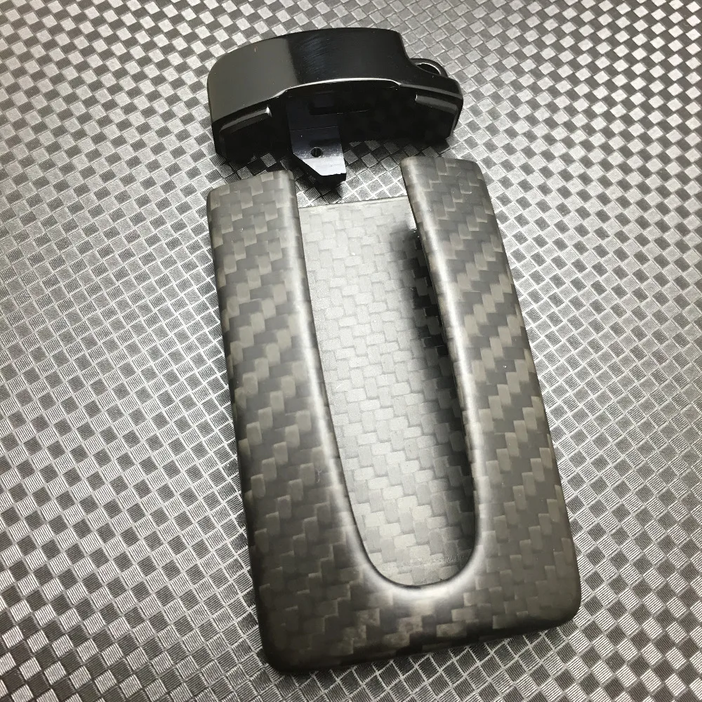 Оригинальный чехол для автомобильного ключа из 100% матового углеродного волокна