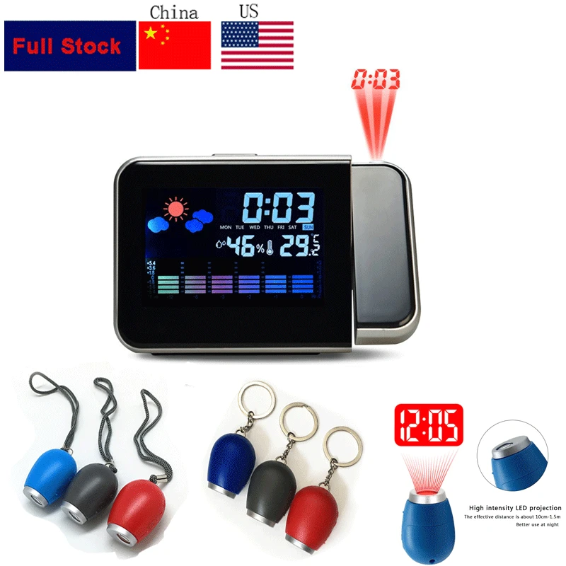 Будильник со светодиодной проекцией | Дом и сад