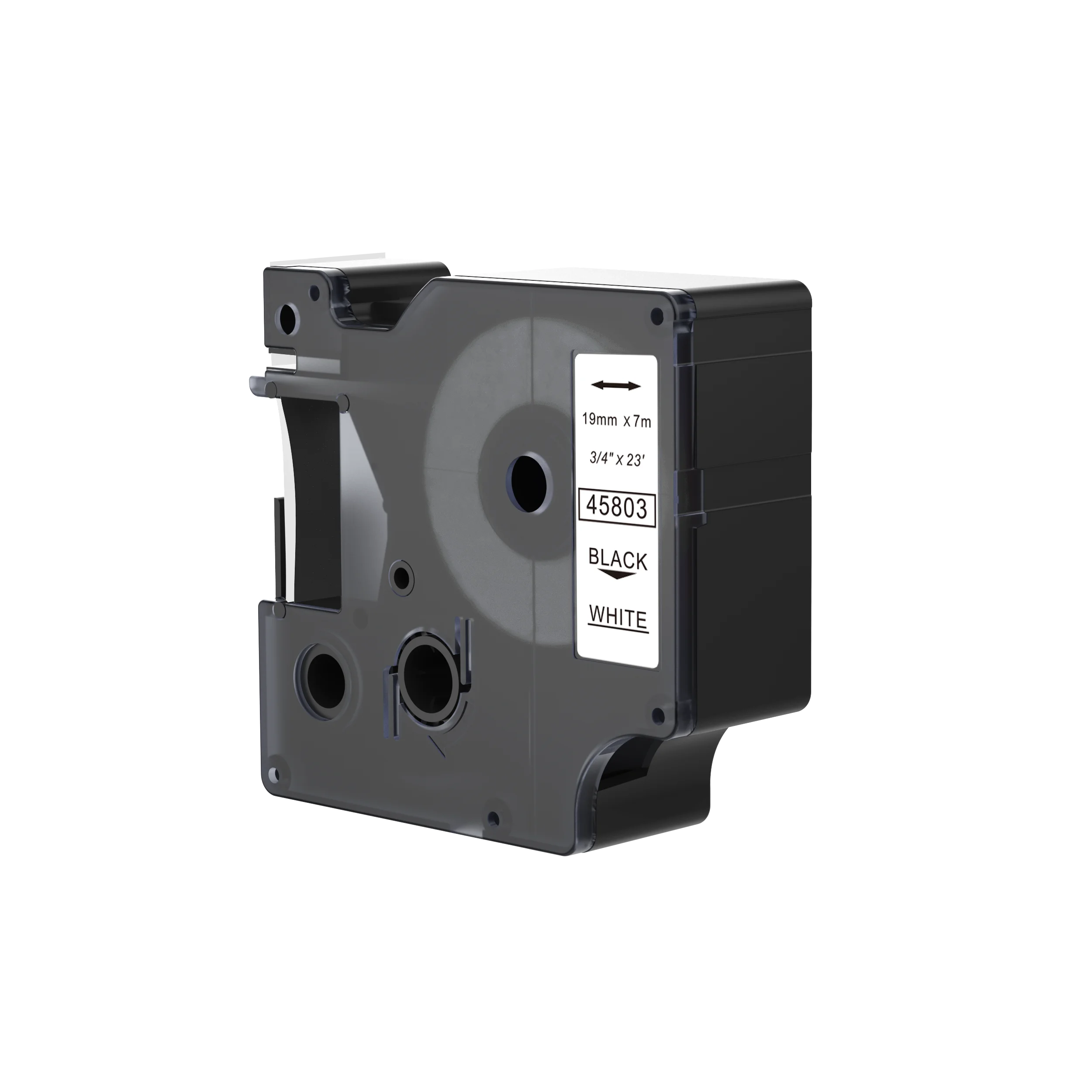 DYMO D1 45803 19 мм лента для маркировки черный на белом совместим с принтерами этикеток
