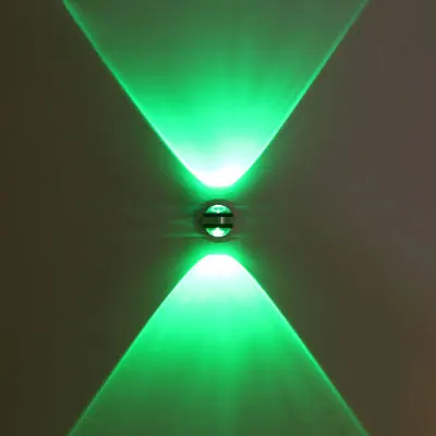 Green light Вверх вниз настенный светильник светодиодный Современный Крытый отель декоративный светильник Гостиная Спальня прикроватный ТВ фон изображение лампа Настенный прохода бра - Цвет абажура: Green light