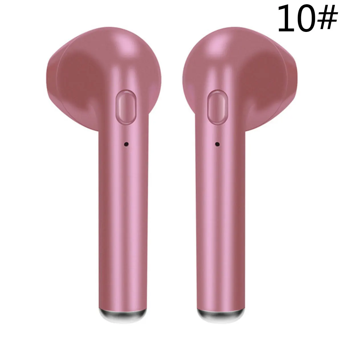 2 pink with cable Беспроводная мини Bluetooth Спортивная гарнитура I7s TWS в уши Bluetooth гарнитура с зарядным устройством для мобильного телефона IPhone huawei samsung - Цвет: 2 pink with cable